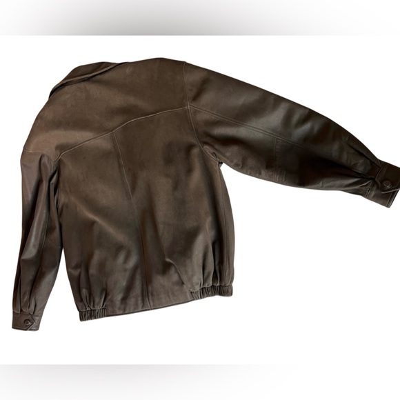 Vintage Baracuta Leather Jacket, Fill Zip- Size Large - Excellent Condition - Picture 3 of 9